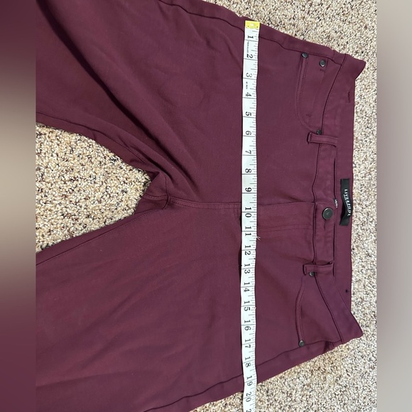 π· Liverpool Jeans Co. Skinny Maroon Jegging Pants - Ankle Length π· - Picture 9 of 13